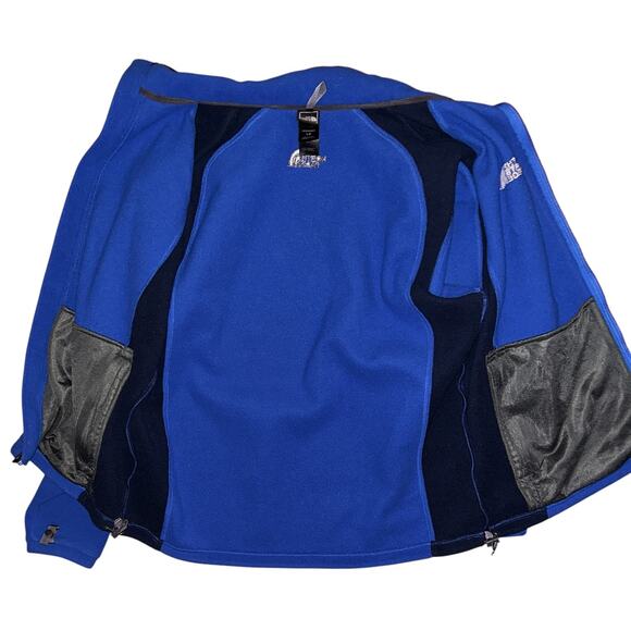 The North Face Retro Denali Fleece Full-Zip Blue & Black Jacket Men's Large - Picture 5 of 8